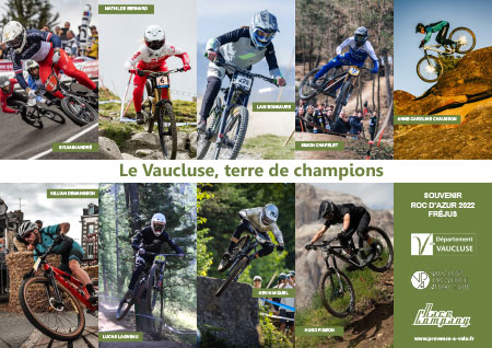Champions vauclusiens au Roc d'Azur
