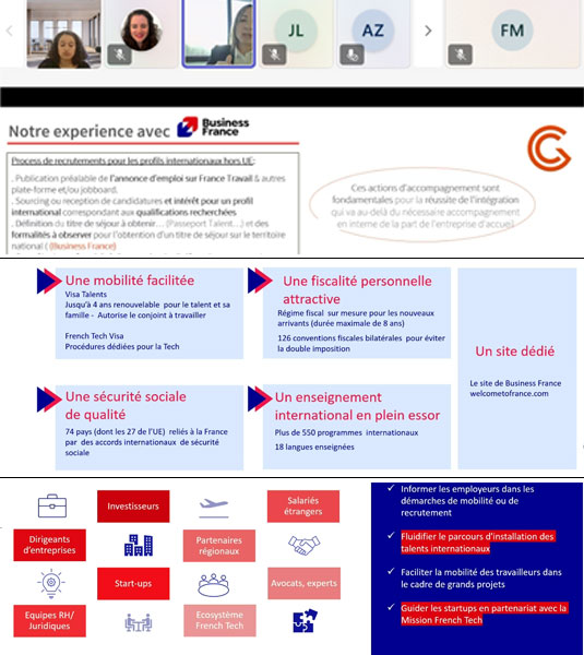 Webinaire d'accueil des talents en Région Sud